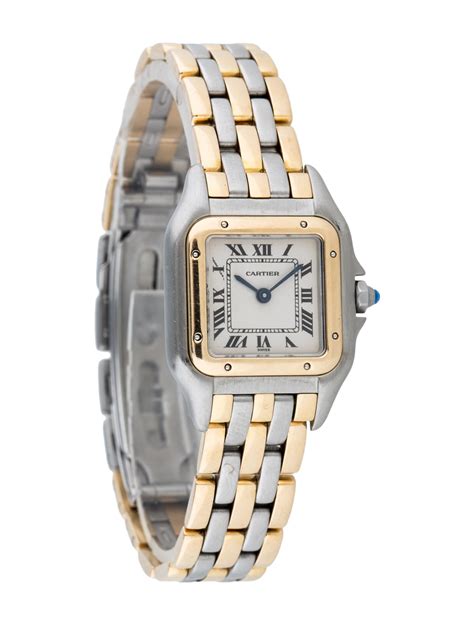 cartier panthere two tone dupe|cartier panthere watch price.